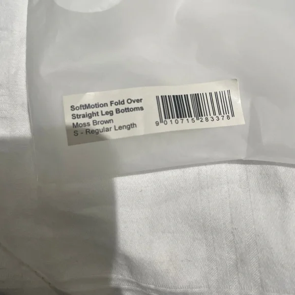 Oner Active Softmotion Moss Brown straight leg fold over small/regular- new - Picture 5 of 5